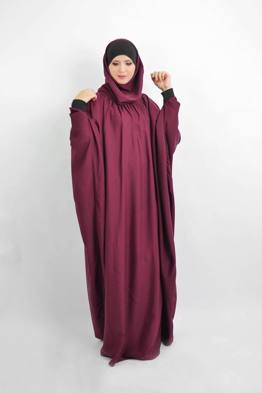 Jilbab abaya  2 en  1 Ajman papillon  Al Moultazimoun Boutique